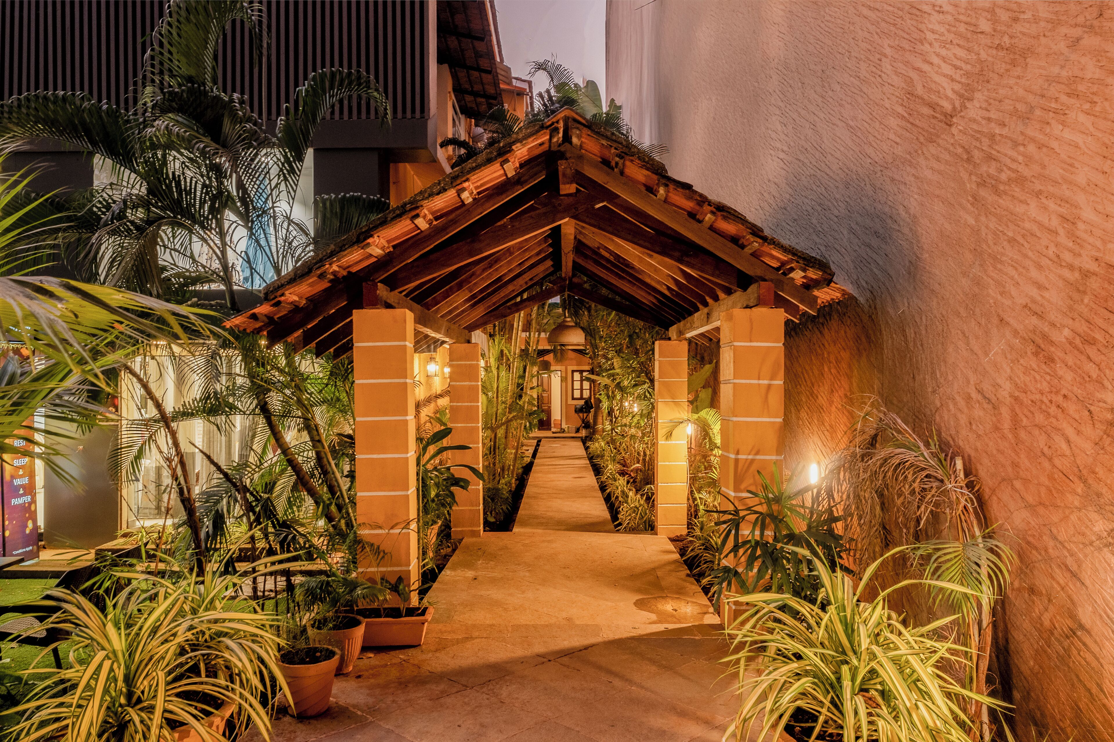 Entrada de la propiedad