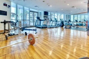 Fitness facility - Contemporary 1 Bedroom l Free Pool & Gym Access (Meydan)