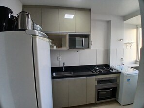 Basic Apartment | Private kitchen - Apt w/ Balcony Near the Beach in Ilheus Rpd0301 (Ilhéus)