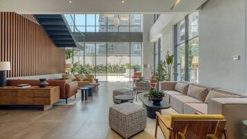 Sala de estar en el lobby