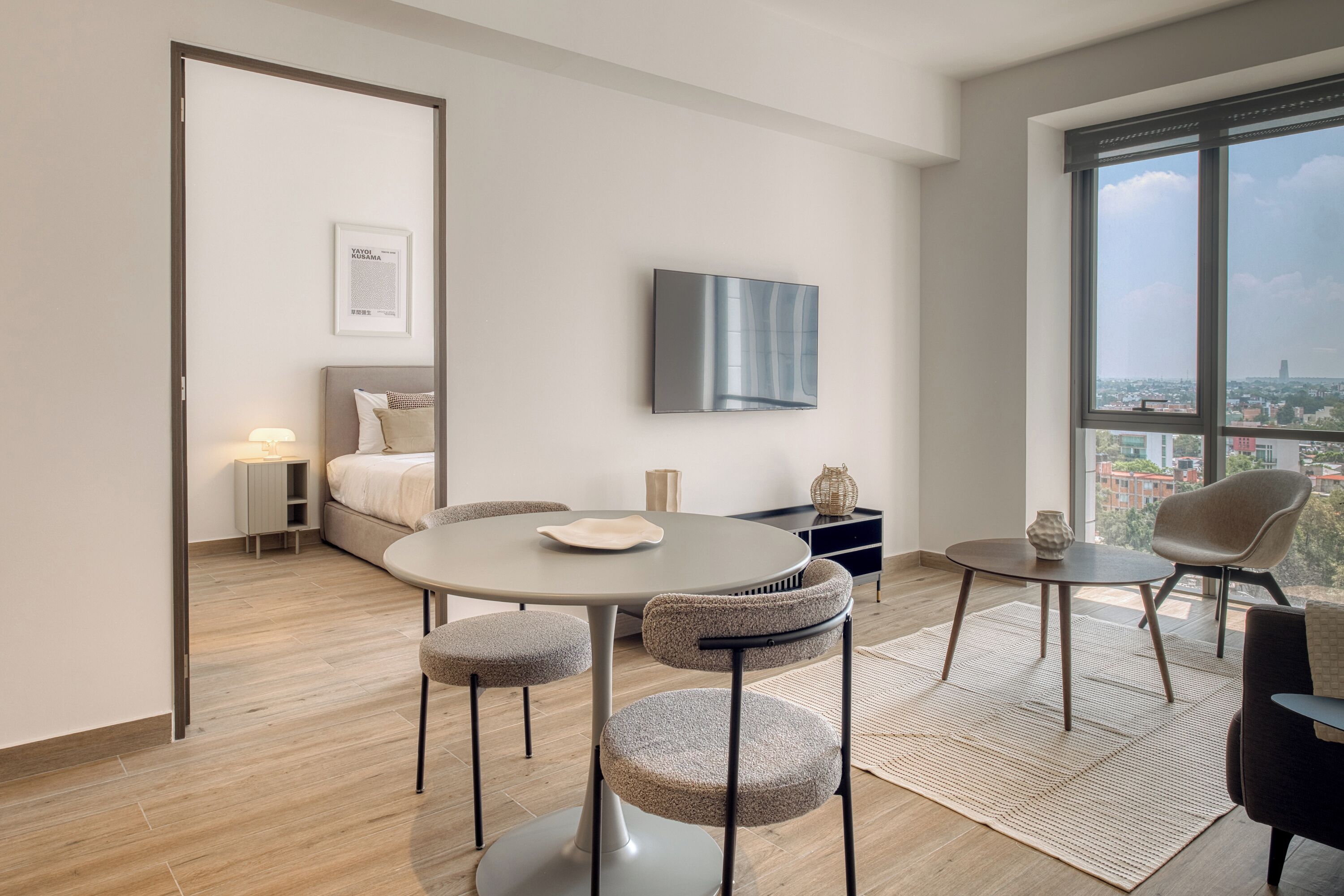 Apartamento grand | Área de estar | Smart TV