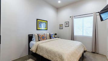 4 bedrooms, iron/ironing board, travel crib, WiFi