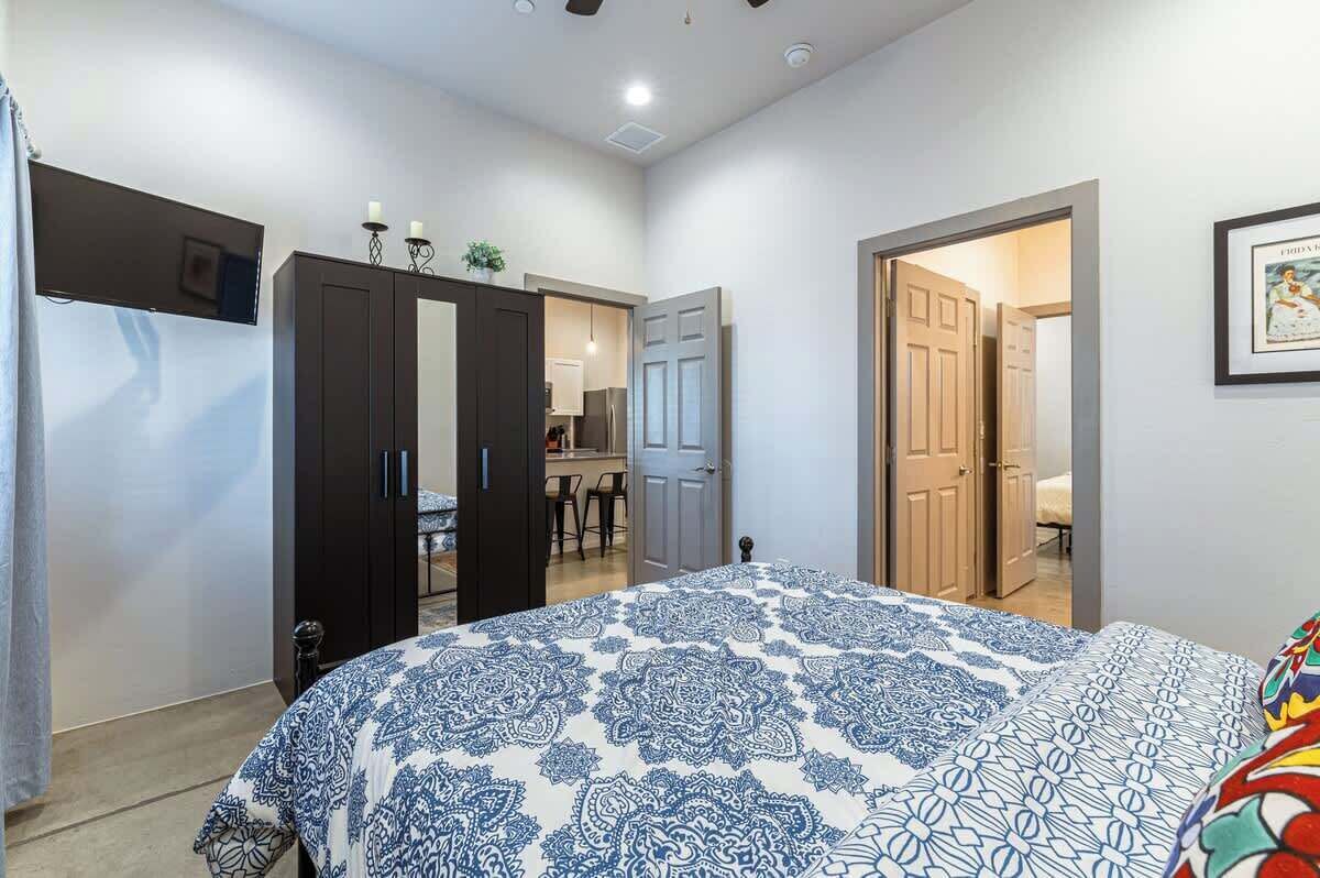 4 bedrooms, iron/ironing board, travel crib, WiFi