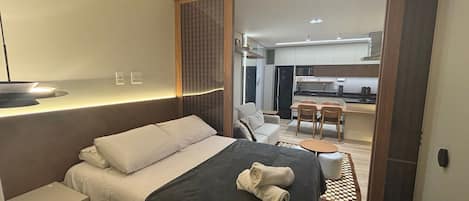 Perushuoneisto | 1 makuuhuone, ilmainen Wi-Fi