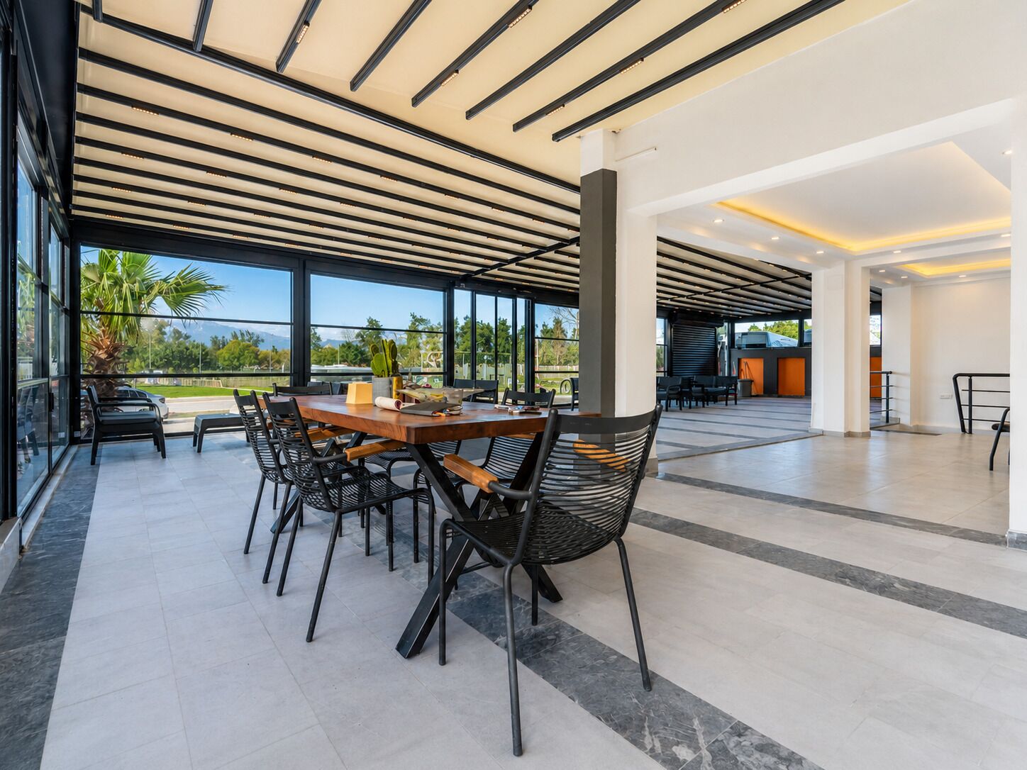 Lobby sitting area