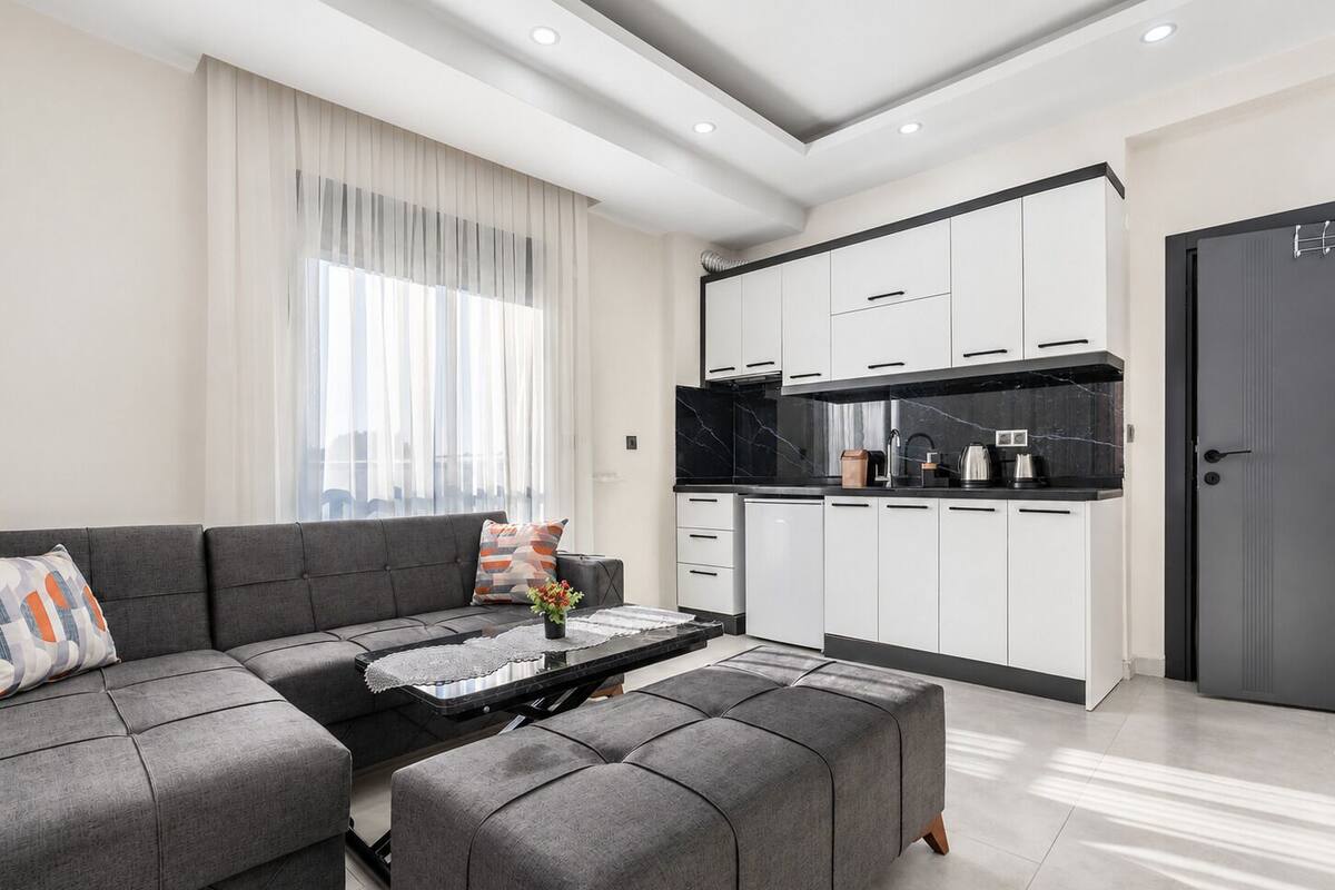 Deluxe Apartment | Living area | Smart TV