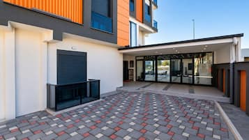 Fassade der Unterkunft