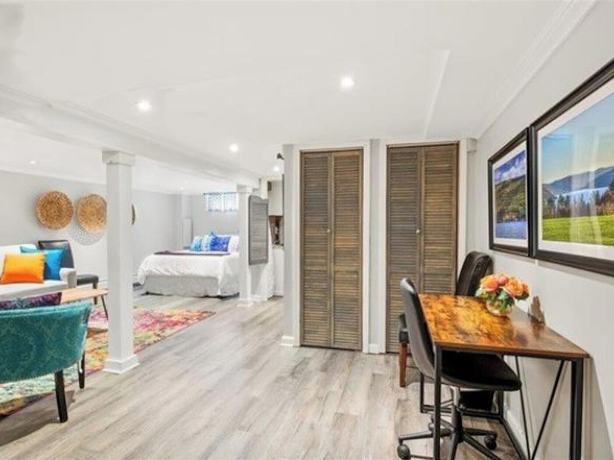 3 habitaciones, wifi, ropa de cama y acceso para silla de ruedas 