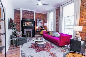 TV - The SCAD District Loft | 1BR on MLK Blvd (Savannah)