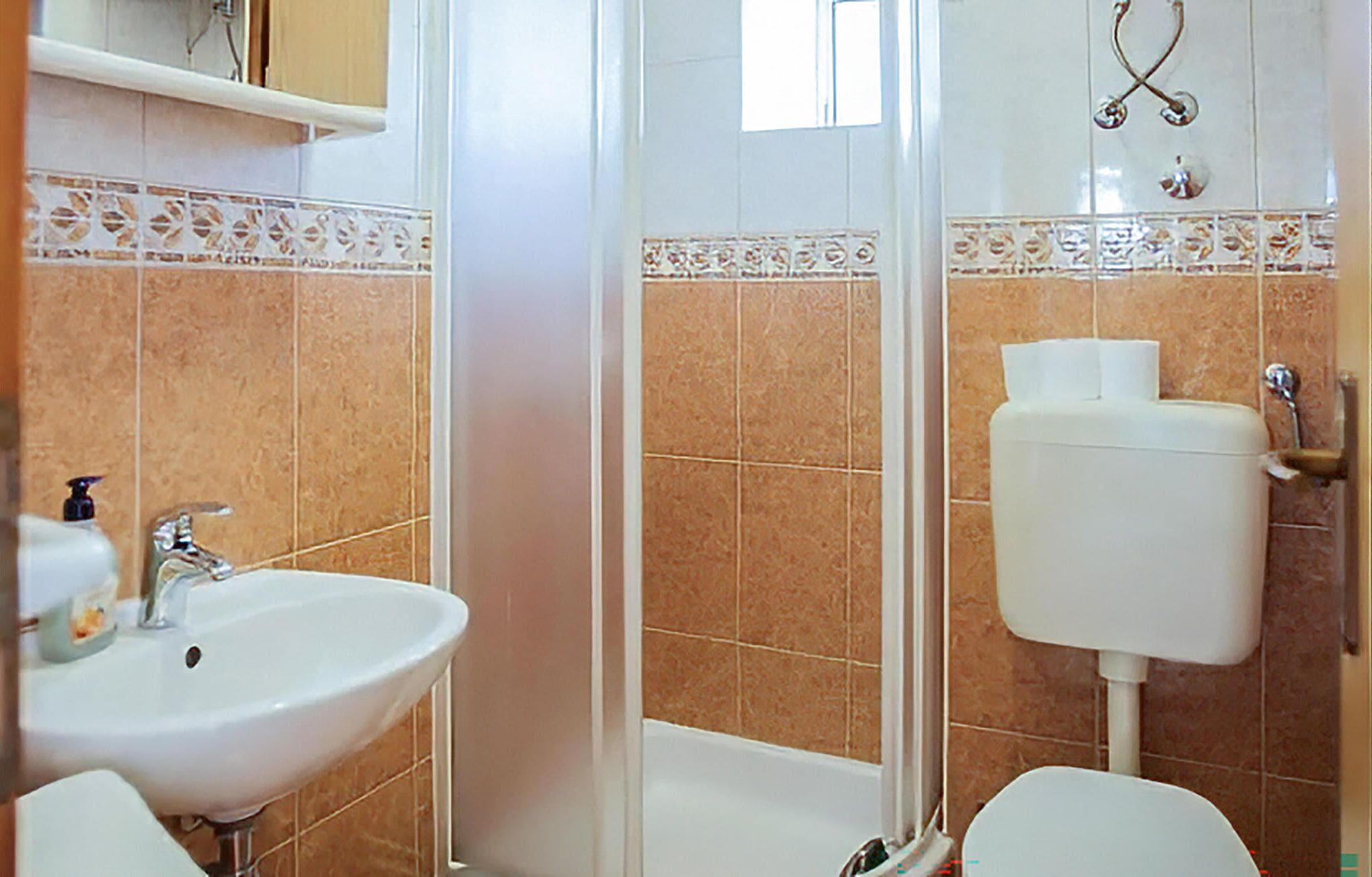 Douche, séchoir à cheveux