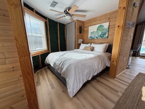 Iron/ironing board, WiFi, bed sheets - Secluded Waterfront Yurt with Wood-Fired Sauna near French Lick (French Lick)