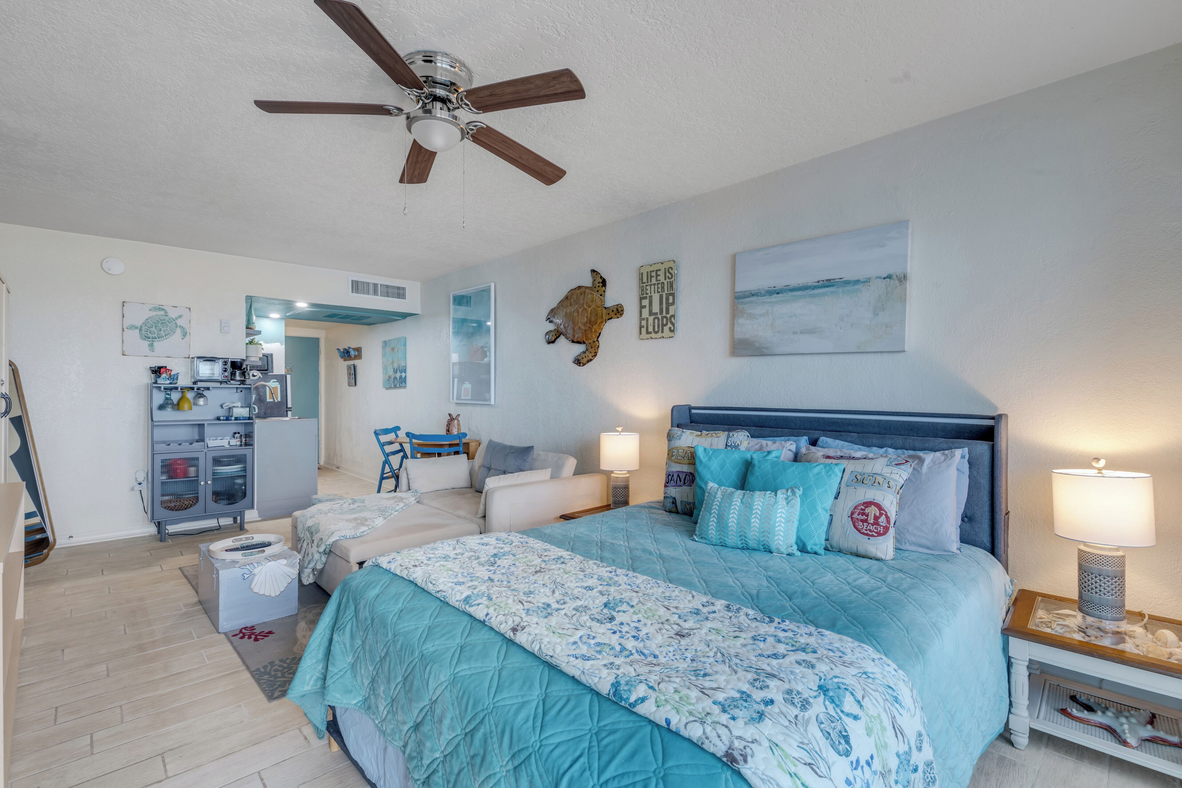 1 bedroom, iron/ironing board, Internet, bed sheets