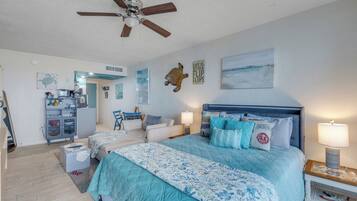 1 bedroom, iron/ironing board, Internet, bed sheets