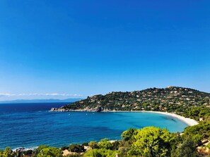 A la platja, gandules de platja i tovalloles de platja 