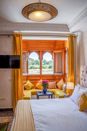 Double Room | In-room safe, iron/ironing board, free WiFi - Riad RAM (Marrakech)