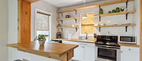 Microwave, oven, stovetop