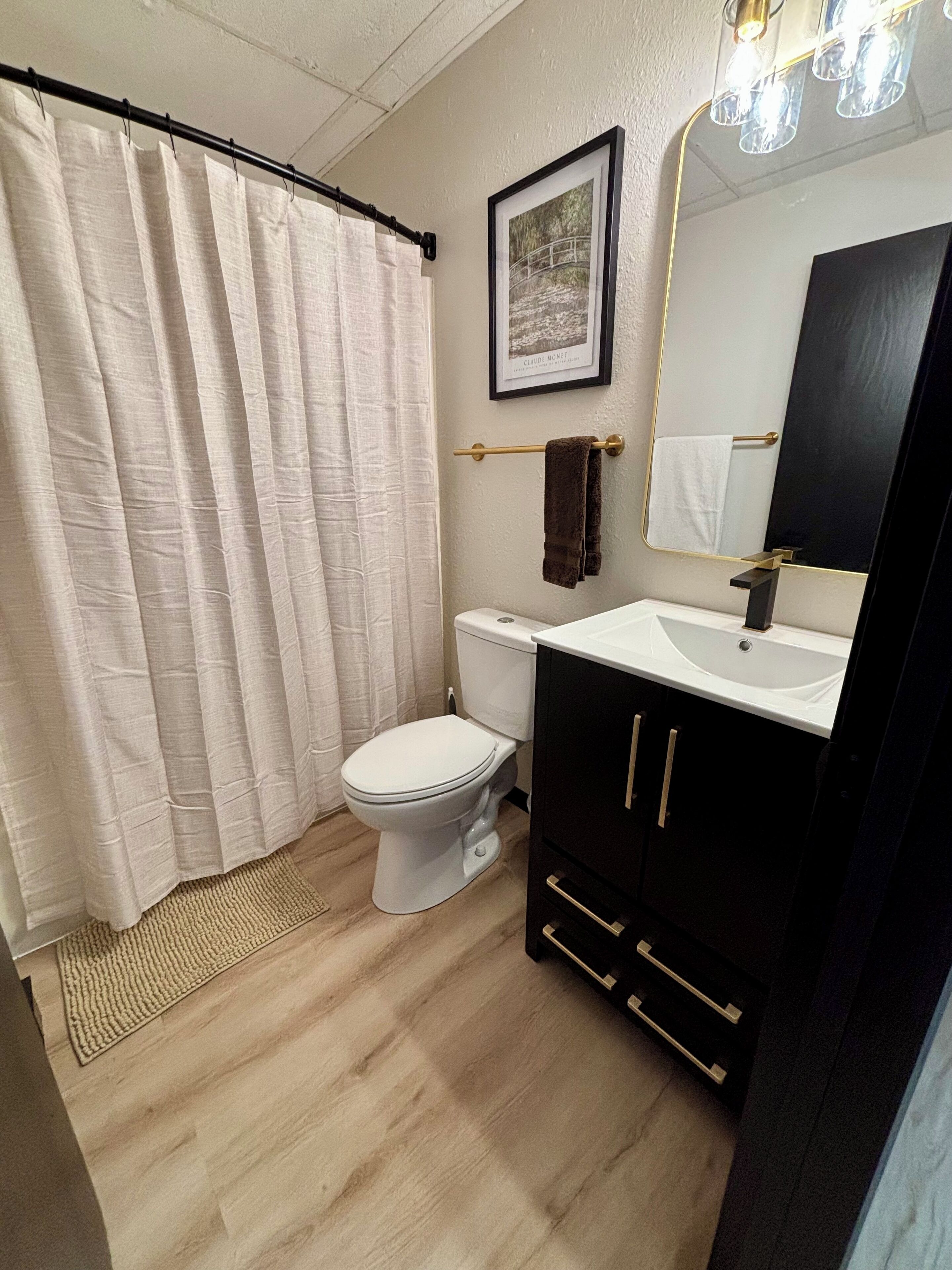 吹风机、毛巾、肥皂、卫生纸