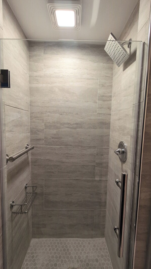 Towels, soap, toilet paper