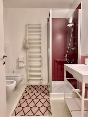 Sèche-cheveux, serviettes fournies, savon, papier toilette