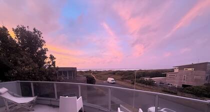 Waitarere Beach - panoramic beach views. Paradise in Summer & Winter