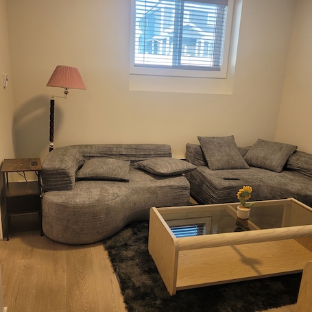 Smart TV. Beautiful new basement homeclose to greenery