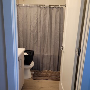 Hair dryer, towels, soap, toilet paper - Beautiful new basement homeclose to greenery (Saskatoon)