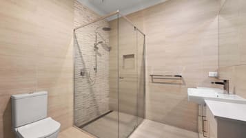 Shower, towels