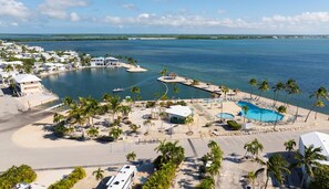 A heated pool - Canalfront Coastal Retreat w/Open Water Views & Fishing Dock (Cudjoe Key)
