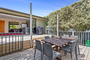 Outdoor dining - Perfect Mission Bay Home | by Furnished Rentals (Auckland City)