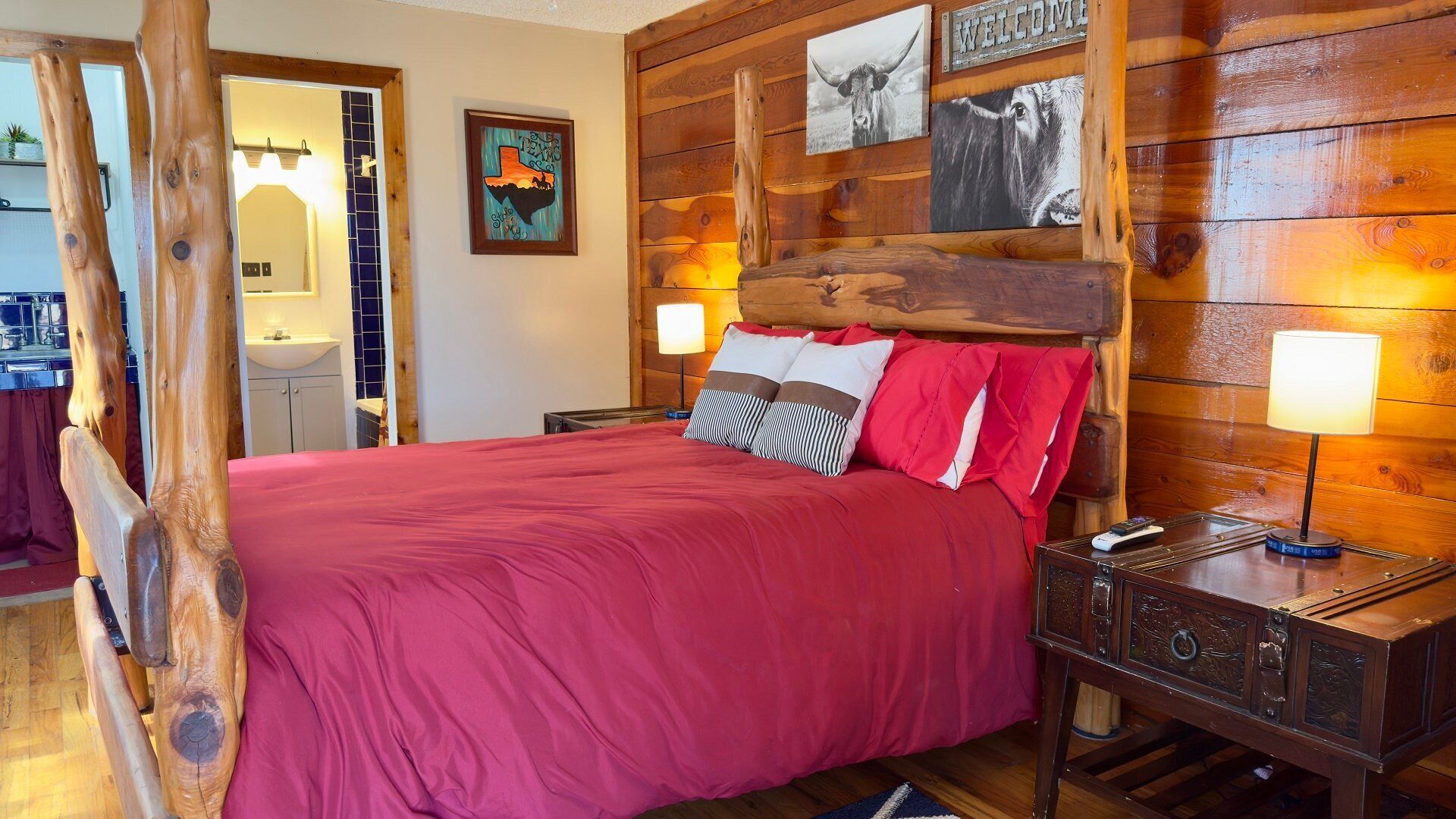 1 soverom, strykejern/-brett og sengetøy