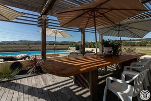 Outdoor dining - La Mouneau - SAINT FELIX LAURAGAIS (SAINT FELIX LAURAGAIS)