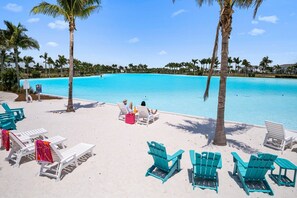 A heated pool - AQUA: Huge Lagoon Resort Pool, Outdoor Oasis by Anna Maria Life Vacation Rentals (Bradenton)