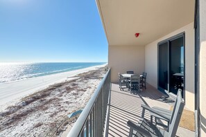 Outdoor dining - Beachfront Escape | Gulf-View Balcony, Resort Pools & Iconic Location | BEACHBALL PROPERTIES (Orange Beach)