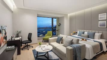 Caja de seguridad en la habitación y escritorio