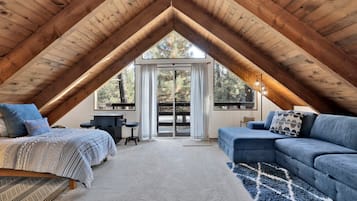 Smart TV, chimenea, videojuegos y libros