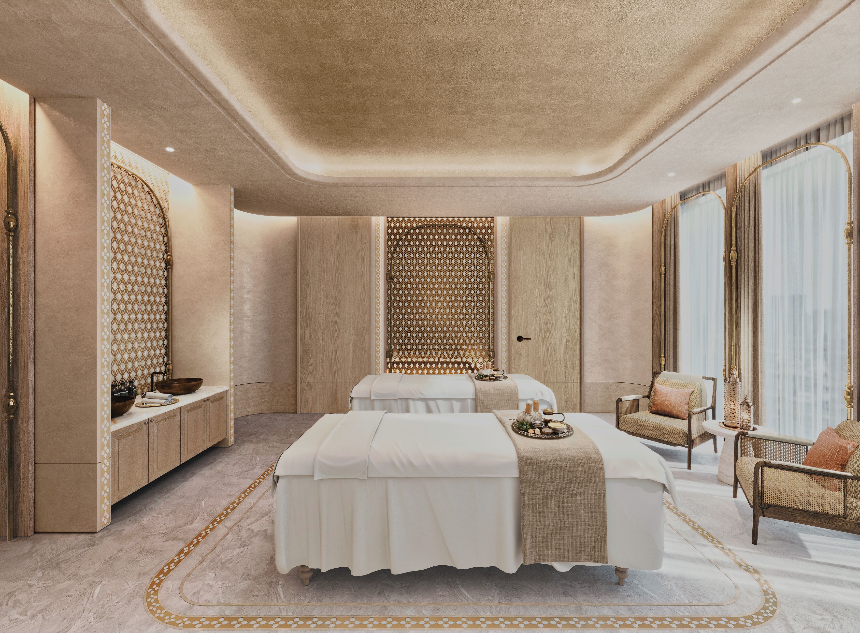 2 treatment rooms, massages