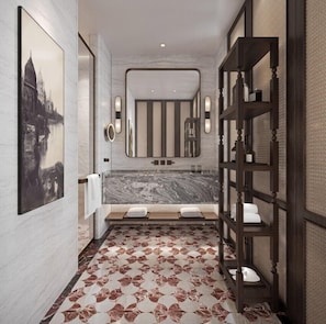 Deluxe Twin Room | Bilik Mandi | Kelengkapan dandanan diri percuma, pengering rambut, jubah mandi 