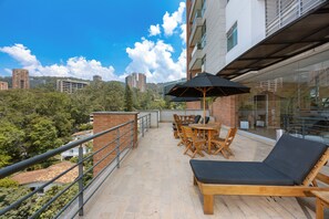 Terrasse sur le toit