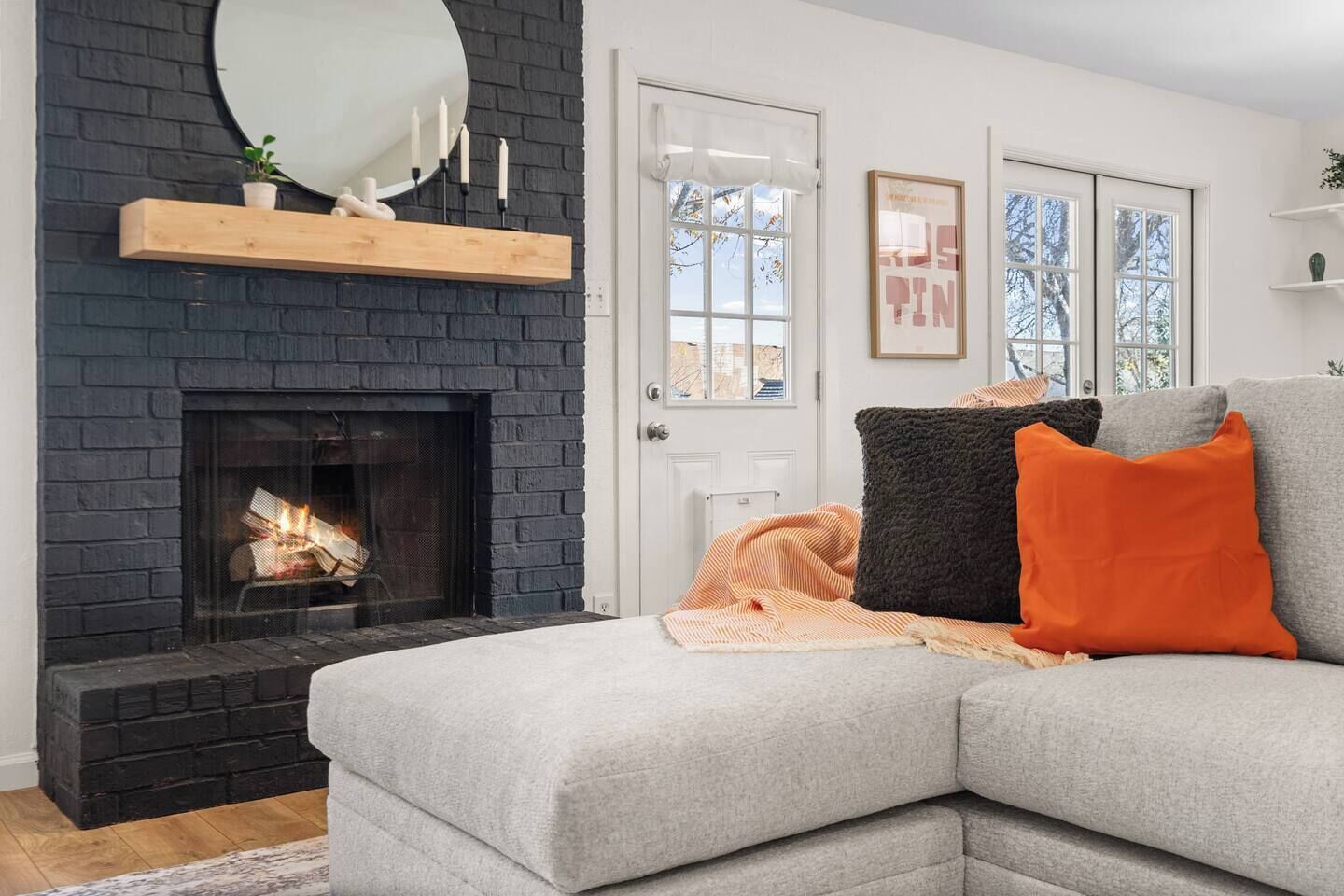 TV, fireplace, video games, table tennis