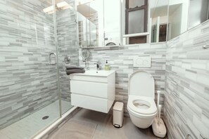 Hair dryer, towels