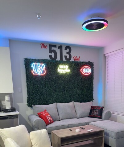 The 513 Flat II! Pool & River View! Free Gated Parking! Walk to Banks & Stadium!