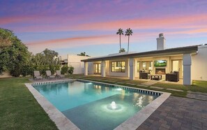 A heated pool - SWSS 4BR Tesoro Estate | Pool, Fire Table, Outdoor Living & 30‑Day Minimum (Scottsdale)