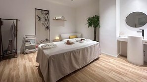 Tratamentos corporais, aromaterapia, massagens musculares profundas