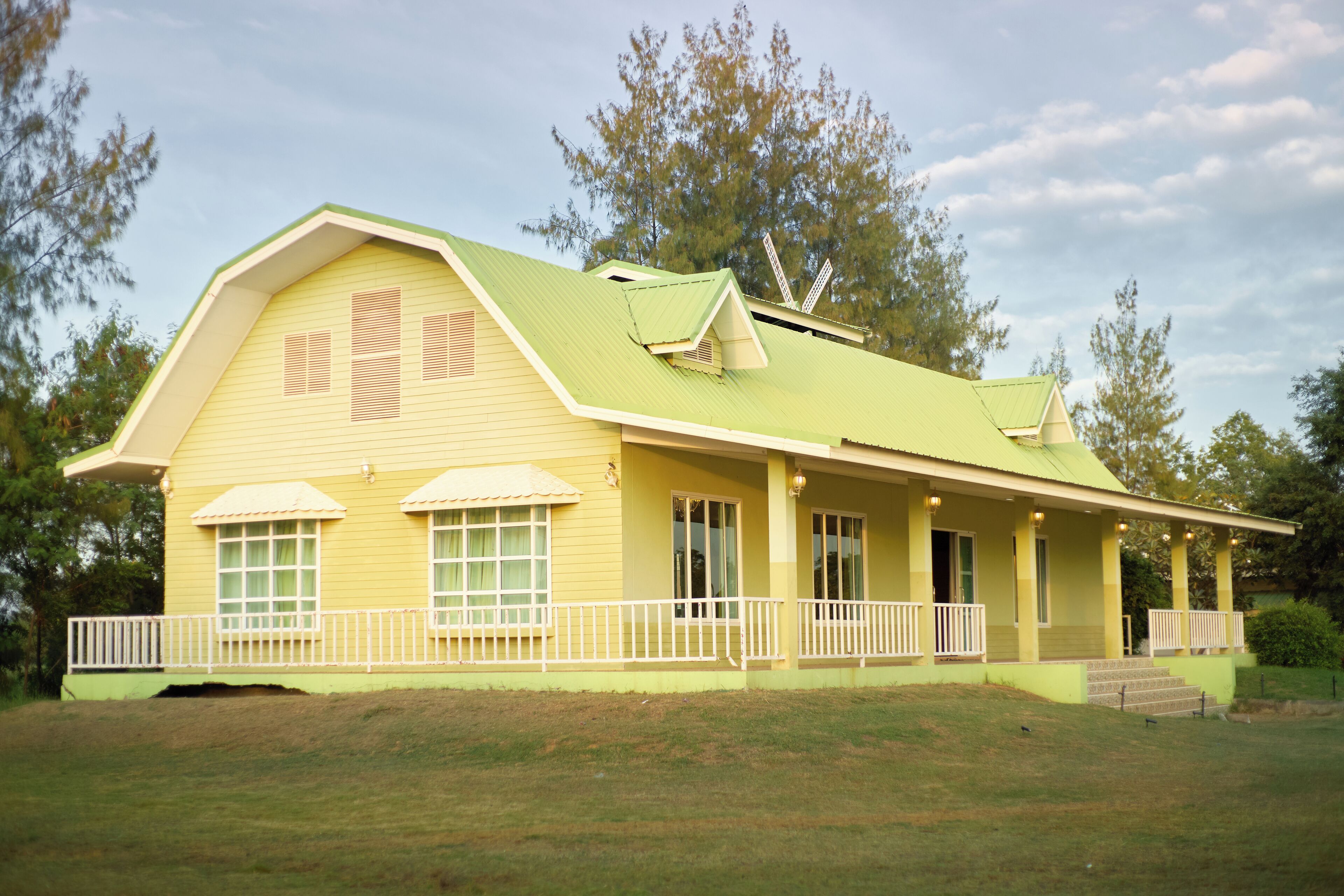 Voorkant van accommodatie