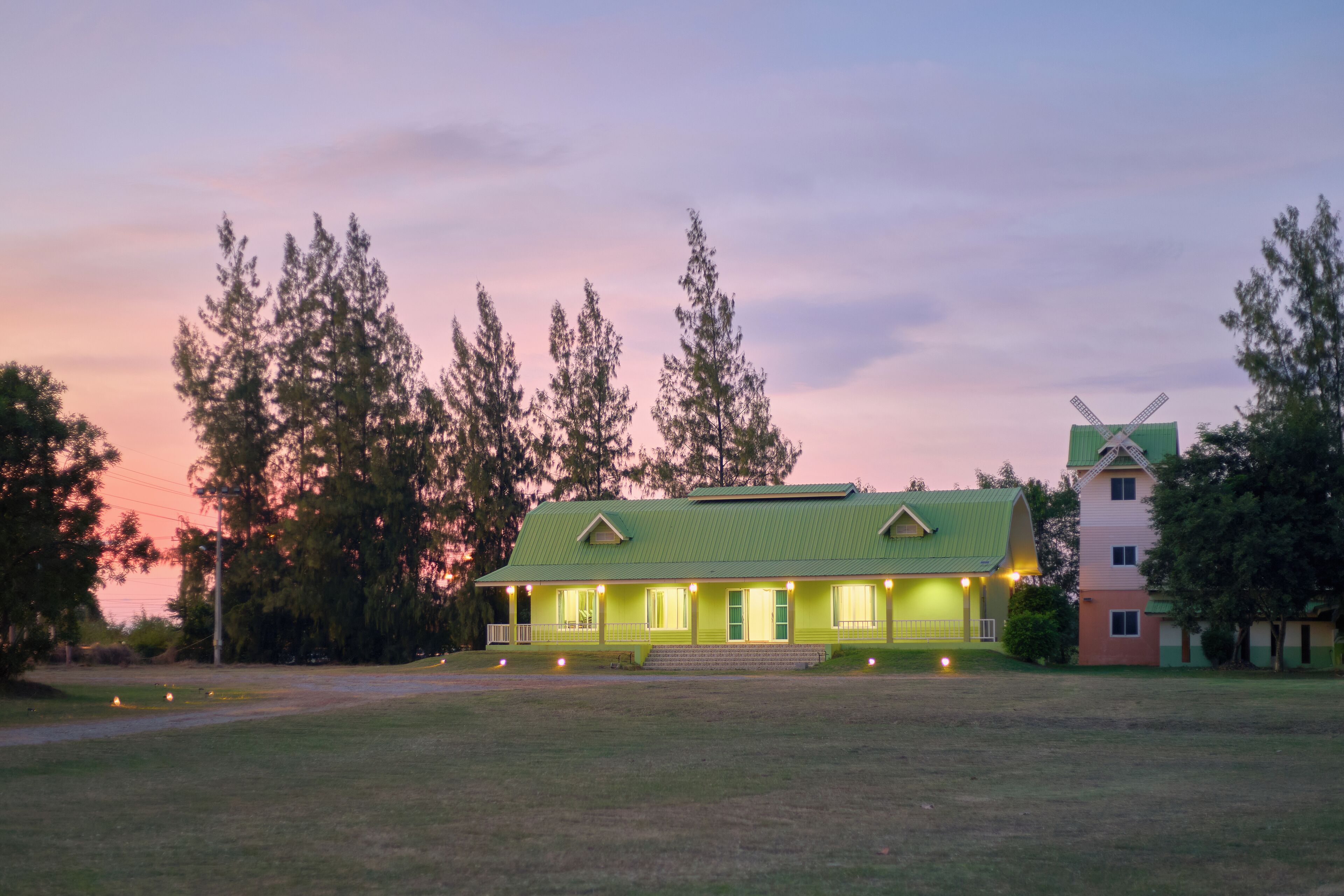 Voorkant van accommodatie