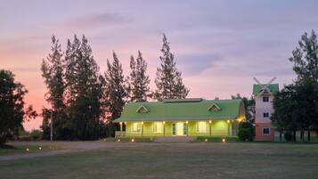 Voorkant van accommodatie