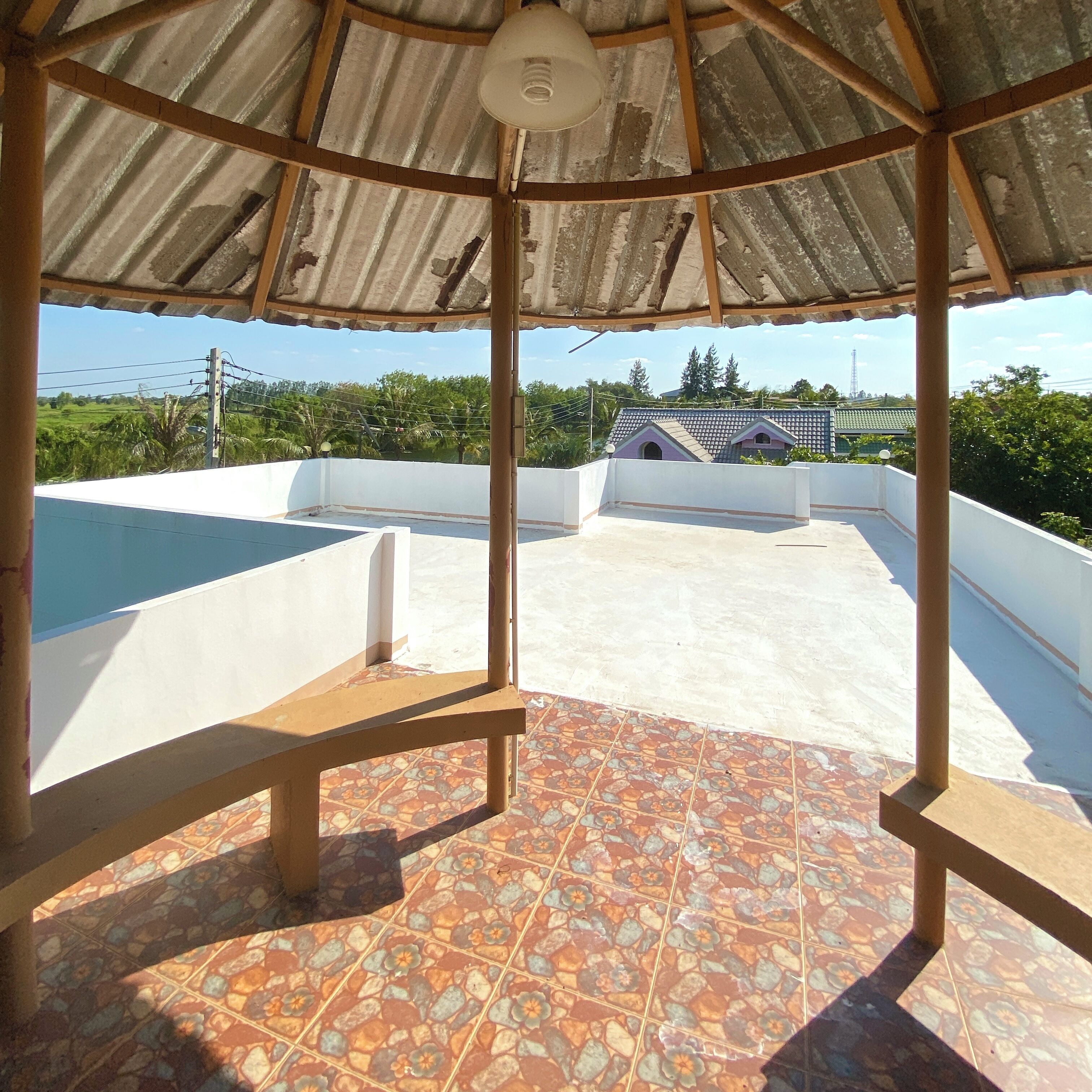 Villa, 2 slaapkamers, uitzicht op tuin | Terras