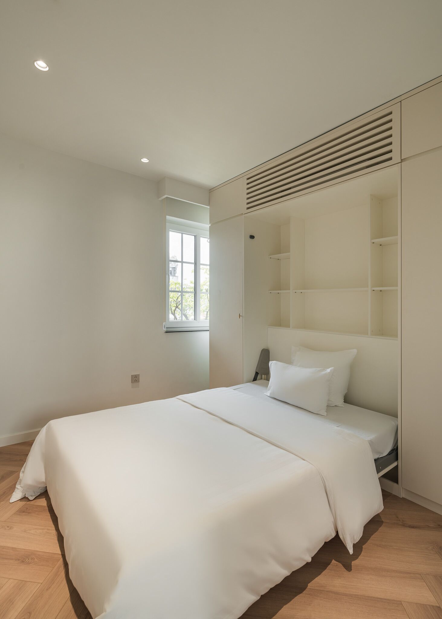 Căn hộ Deluxe, 2 phòng ngủ, bồn tắm, quang cảnh thành phố | Bộ đồ giường cao cấp, chăn bông, nệm cao su hoạt tính (memory foam) 