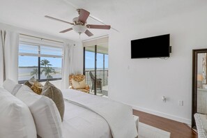 2 bedrooms, iron/ironing board, free WiFi, bed sheets - Unforgettable Water Views! On the Sand at Island's End! Heated Pool, Free Parking & Beach Gear! (Fort Myers Beach)
