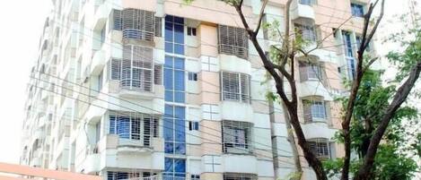 Majoituspaikan julkisivu